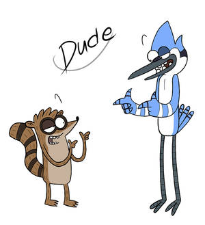 Female Rigby Regular Show Porn - Duuuuude - Regular Show - Mordecai & Rigby