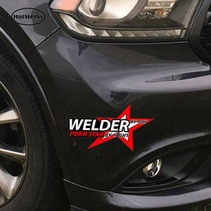 Funny Car Porn - HotMeiNi 13 x 6.5cm Car Styling WELDER By Day Porn Star Funny Car Sticker  Guy Man Mechanic Dad Man Waterproof Bumper Accessories-in Car Stickers from  ...