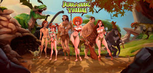 cartoon dinosaurs nude - Jurassic Tribe - header ...