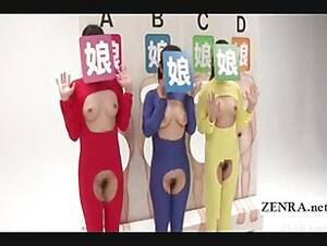 Japanese Lesbian Toon Porn - Subtitled ENF Japanese lesbian dildo guessing game
