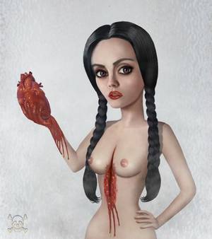 Addams Family Cartoon Porn 3d - As a child Christina Ricci played Wednesday Addams in the \
