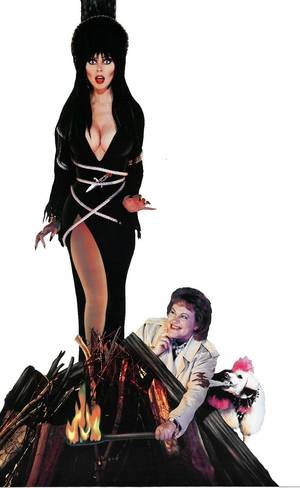 Elvira Mistress Porn - Elvira, Mistress of the Dark - Promo shot of Cassandra Peterson