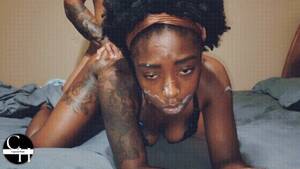 black girl with cum on her face - Black Girl Fucked With Cum On Her Face Porn Gif | Pornhub.com