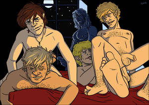 jerk off ring - Aragorn Jerks Off to Hobbits Ass Fucking