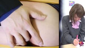 japanese anal fingering - Anal orgasm during class. Fingering schoolgirls' tight assholes Part 1,  uploaded by esonen