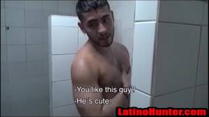 latin big dick shower - Sucking off a straight Latin Cock in the gym shower- LatinoHunter.com -  XVIDEOS.COM