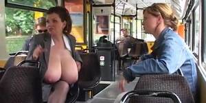 Milena Velba Lactating - Milena Velba Lactating on the Tram - Tnaflix.com
