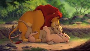 Lion King Lesbian Porn - Rule 34 - 1boy 2girls bisexual sandwich feline feral on feral kissing lesbian  lesbian sex lion lioness mufasa outdoors reallynxgirl sarabi sarafina the lion  king threesome tongue kiss | 4661260
