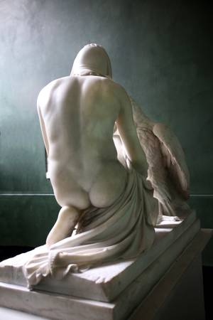 foot worship sculpture - Zeus and Ganymede | Stone Pornography.