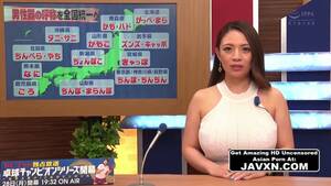 Japanese Newscaster Porn - Japanese Newscaster Gets Fucked LIVE