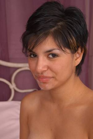 latina cum hair - Facial Short Hair Porn Pics & MILF Sex Photos - IdealMilf.com