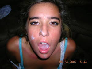 interracial girlfriend facial - Interracial oral cumshot