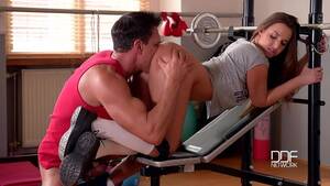 anal gym - Anal Workout - Brunette College Girl Ass Fucked At The Gym / DDF Network -  PornGO.com