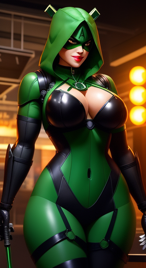 Green Woman Porn Boobs - green arrow Transformation big boobs girl fnaf ani by shunqterry on  DeviantArt