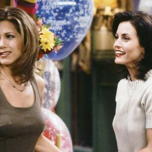 Friends Jennifer Aniston Lesbian Porn - Friends reunited: Courteney Cox and David Schwimmer welcome Jennifer Aniston  to Instagram | The Independent | The Independent