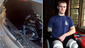 Forced Quadruple Amputee Porn - They don't care', triple amputee war hero blasts after thieves steal  prosthetic legs from car in disabled parking space | The US Sun