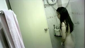 japan girls showering - Voyeur Spying On A Beautiful Japanese Girl In The Shower Video at Porn Lib