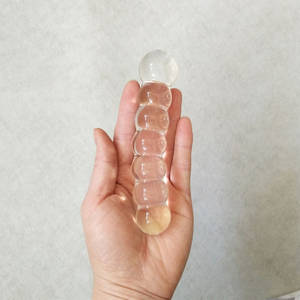 couple butt plug - 2017 New Pyrex Glass Dildos Sex Toys for Women Anal Beads Butt Plug for Men  Couple