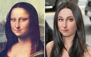 Mona Lisa - How Mona Lisa would look like today : r/Damnthatsinteresting