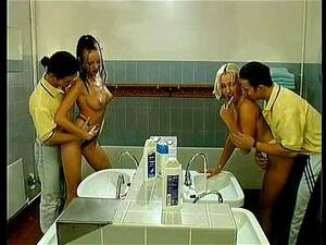 bathroom group - Watch Kate More & Mandy Mistery group sex in bathroom - Retro, Group Sex,  Classic 90'S Porn - SpankBang