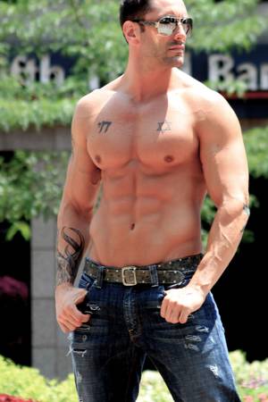 Akron Sexy - Ellora's Caveman Kory Shot on location in Akron, Ohio. Copyright 2012,  Ellora's Cave