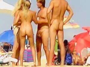 candid beach nudes love hug - Candid 08 - Couples flirt on nude beach, dude gets hard - PornZog Free Porn  Clips