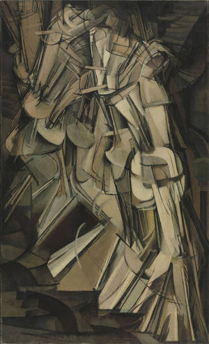 Naked American Dad Lisa Silver Porn - Nude Descending a Staircase, No. 2 (1912). Oil on canvas. 57 7/8\