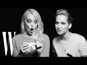 Jennifer Lawrence Porn Parodies - Jennifer Lawrence and Emma Stone Have a Lot in Common | W Magazine - YouTube