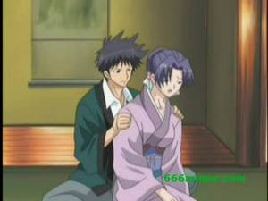 kimono girl hentai - Hot Kimono hentai MILF gets her ass brutally fuc.