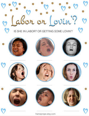 Nose Bump Porn - Twin Pack Porn or Labour Baby & Baby Bump or Beer Belly Baby Shower Game,  Porn or Labor Game, Baby Boy Baby Shower, Baby Bump or Beer Belly