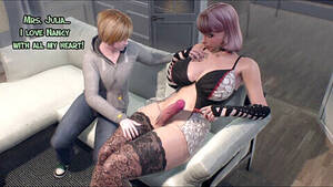 guy sucks shemale cartoon - Young Dude Sucks A Cock Of An Animated Trannie - Shemale.Movie