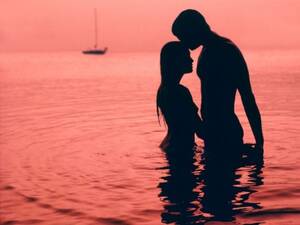 couple fuck on beach silhouette - Beach Couple Silhouette Love - Xxx Pics