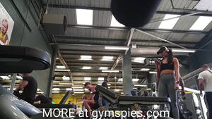 gym girls voyeur cam - Gorgeous teen working out in the gym spy cam - XNXX.COM