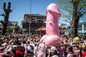 Awkward Japanese Porn - Penis festival, kawasaki, japan, kanamara matsuri, weird festivals