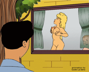 Cartoon King Of The Hill Porn - Luanne gets slapped! â€“ King Of The Hill Porn