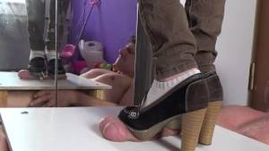 Cock And Ball Crushing - 132.71K 83% Very hard cock and ball crushing - standing full weight 9:02