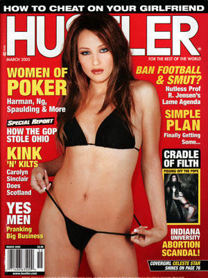 Jacqueline Marie Phillips Porn - Hustler Front Cover