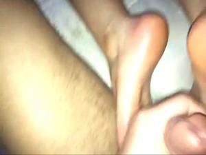 cum on sleeping feet - 