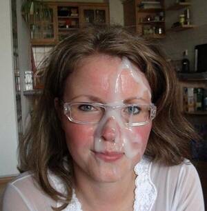 glasses facial - Image] glasses I put cum on my daughter's glasses face facial naughty www  34 - Porn Image