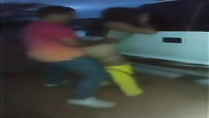 mexican sex in public voyeur - Mexican hooker banged against the car in a parking lot | voyeurstyle.com