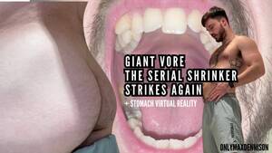 giant vore - Giant vore serial shrinker strikes again Porn Video - Rexxx