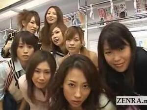 crazy japanese lesbians orgy - Crazy Public Japanese Lesbian Kissing Orgy On Train : XXXBunker.com Porn  Tube