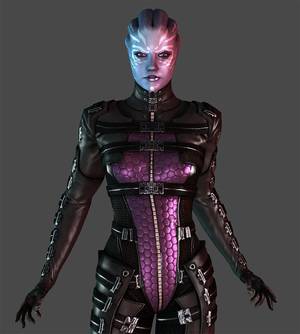 Asari Matriarch Porn - Asari Commando by ThessianSunset