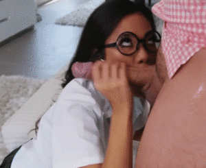Asian Glasses Porn Animated - Vina Sky Blowjob With Glasses Gif #53284 | Asian Porn Gif