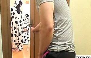 japanese wardrobe malfunction - Subtitled japanese group cosplay wardrobe malfunction - SEXTVX.COM