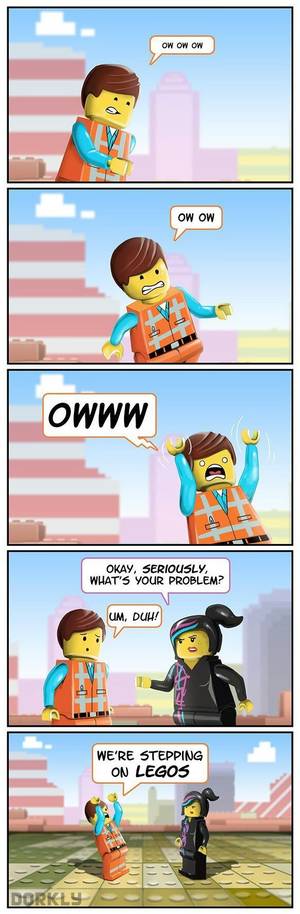 lego movie cartoon naked butt - A scene that should be in The Lego Movie - I love it, apart from it says  'Legos' at the end. It's LEGO. The plural of Lego is LEGO fgs!