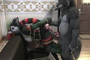 Anime She Wolf Porn - Futanari the she-wolf had to expose her asshole to warm cum - Hentai