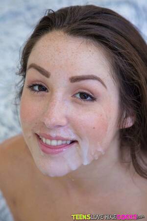 cutie cumshot - Cum covered cutie Porn Pic - EPORNER