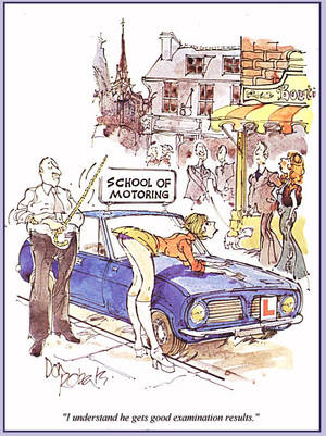 adult otk spanking toon galleries - driving iinstructor caning pupil