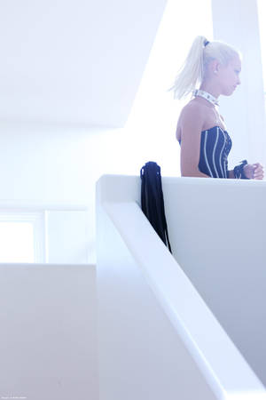 Fishnet Mistress - Blonde erotic teen mistress in fishnet stay - XXX Dessert - Picture 10